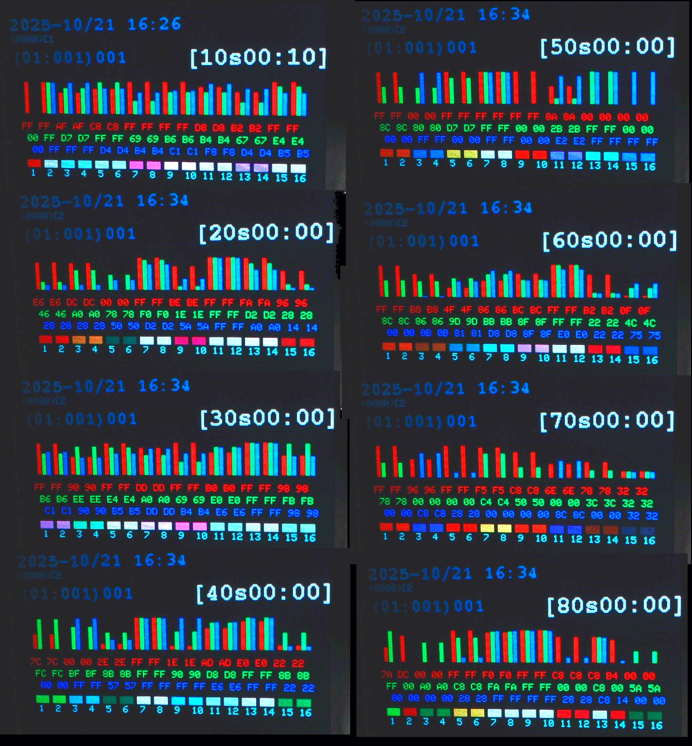 Season Preview Mode - VC-1 DMX の8コマCGレイアウト